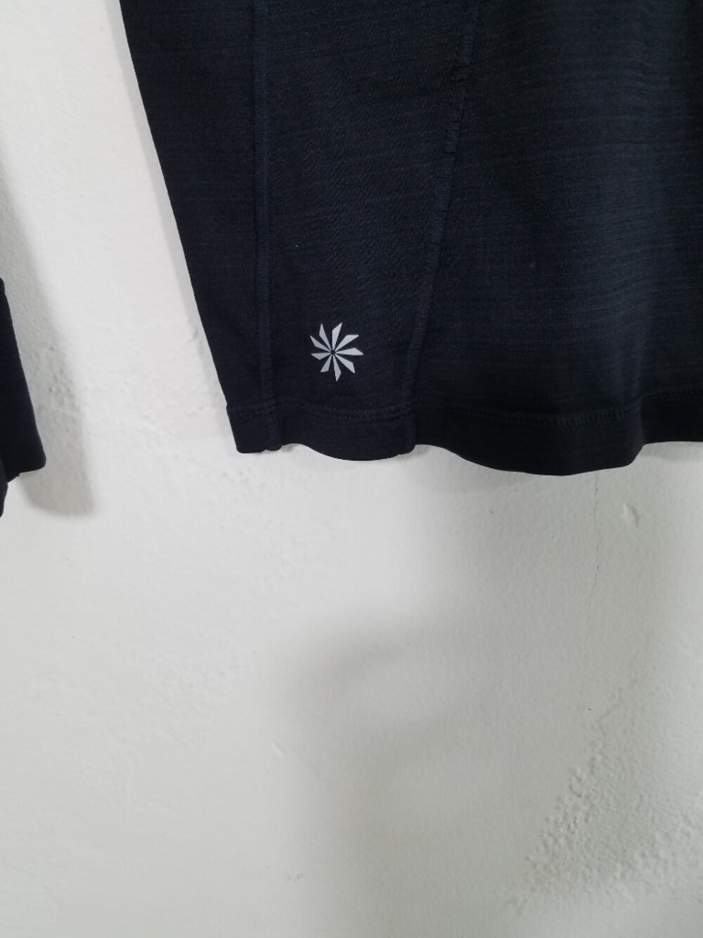 Athleta Zip Up Long Sleeve Top Black Size S - Picture 5 of 6